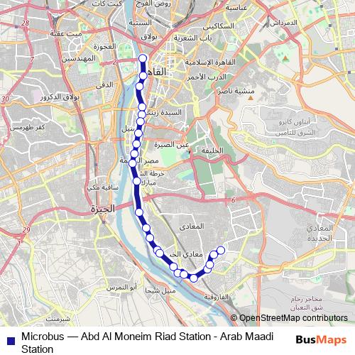 Microbus bus Line Map