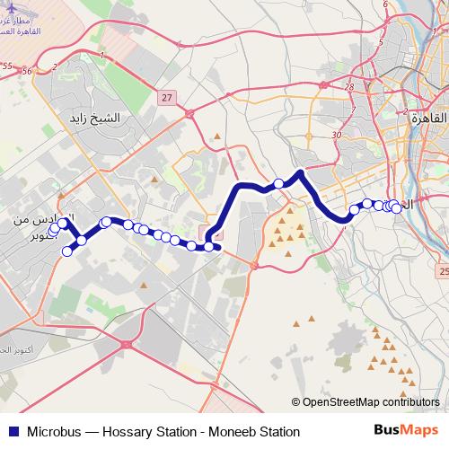 Microbus bus Line Map