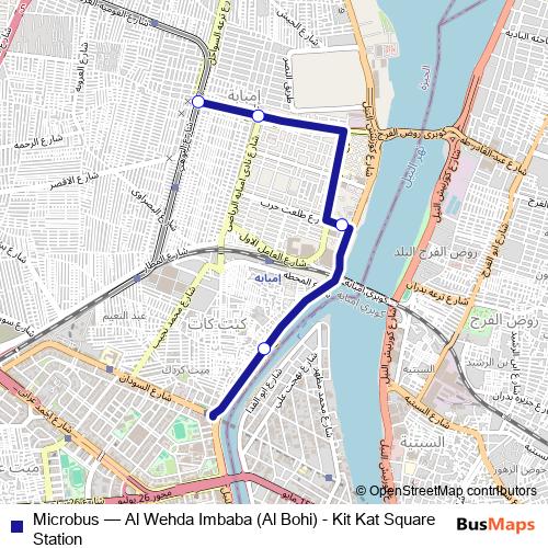 Microbus bus Line Map