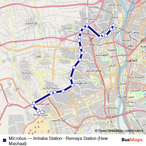 Microbus bus Line Map