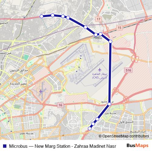Microbus bus Line Map