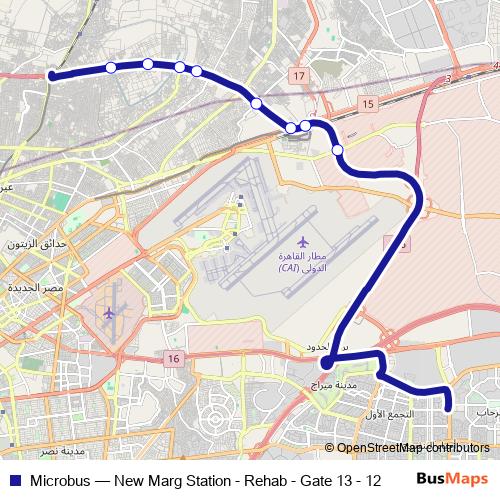 Microbus bus Line Map