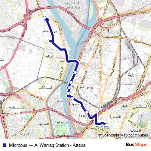 Microbus bus Line Map
