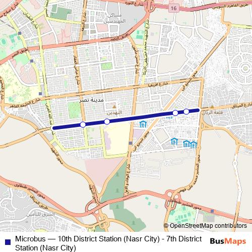 Microbus bus Line Map