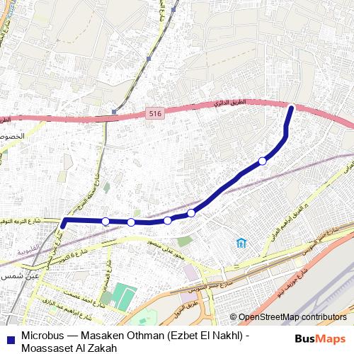 Microbus bus Line Map
