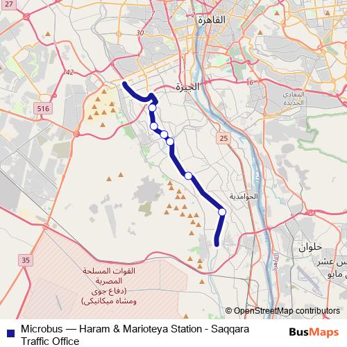 Microbus bus Line Map