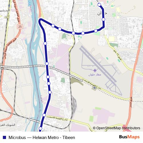 Microbus bus Line Map