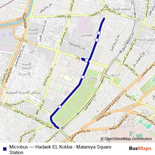 Microbus bus Line Map