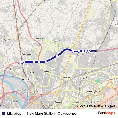 Microbus bus Line Map