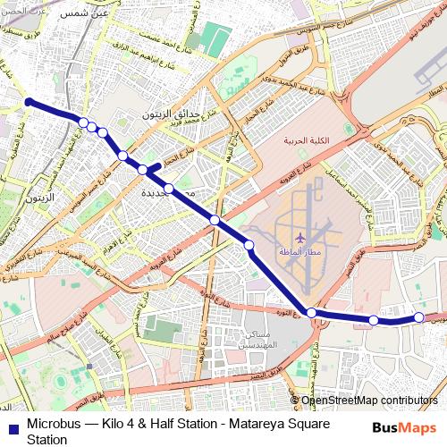 Microbus bus Line Map