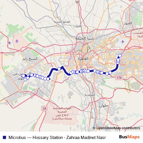 Microbus bus Line Map