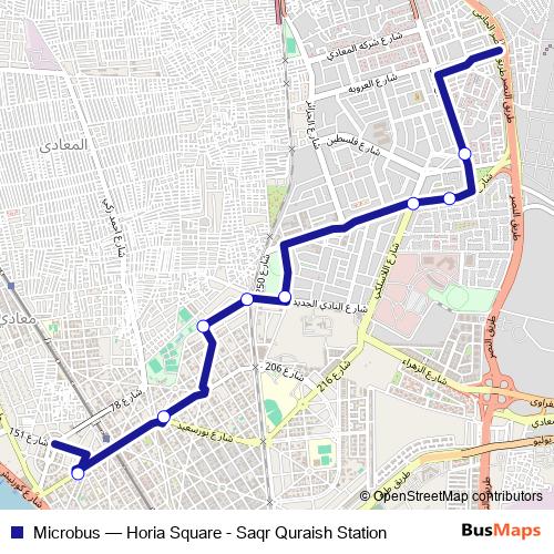 Microbus bus Line Map