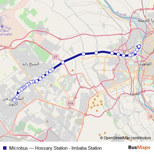 Microbus bus Line Map
