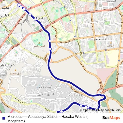 Microbus bus Line Map