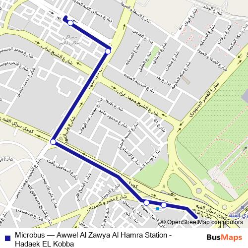 Microbus bus Line Map