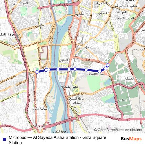 Microbus bus Line Map
