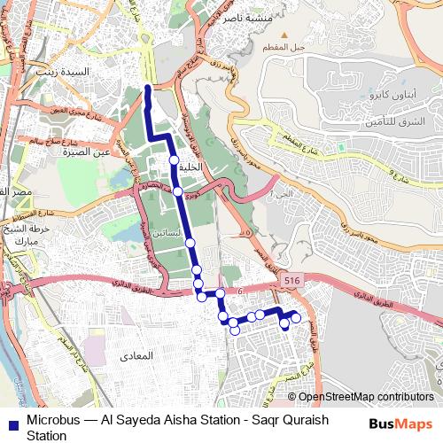 Microbus bus Line Map