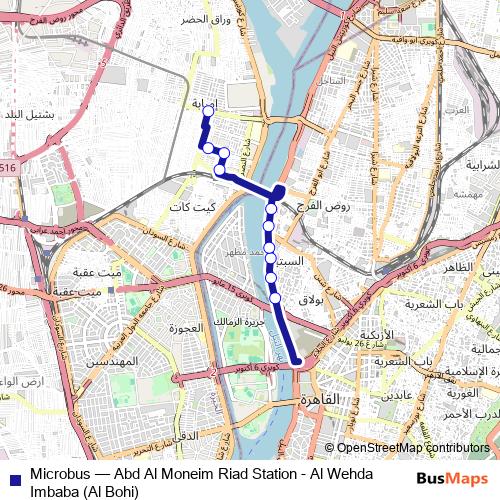 Microbus bus Line Map