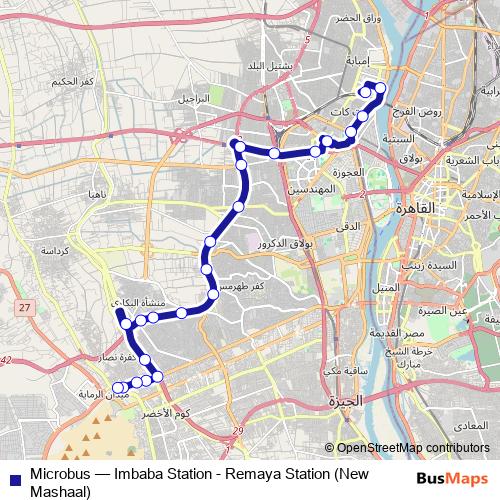 Microbus bus Line Map