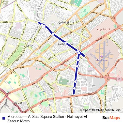 Microbus bus Line Map