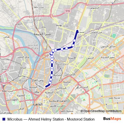 Microbus bus Line Map