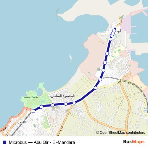 Microbus bus Line Map
