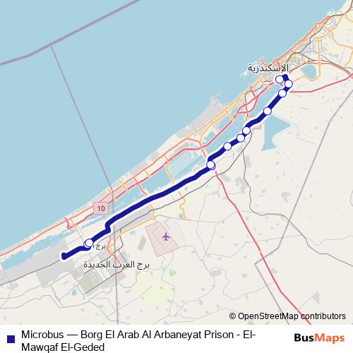 Microbus bus Line Map