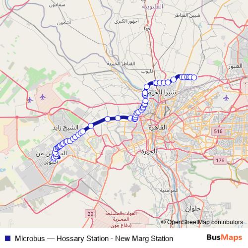 Microbus bus Line Map