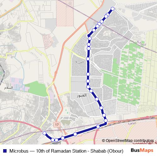 Microbus bus Line Map