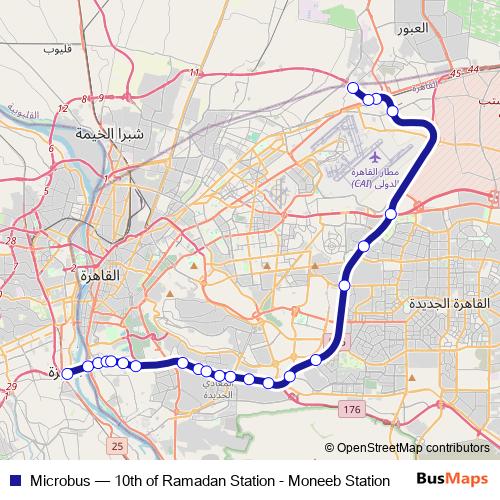 Microbus bus Line Map