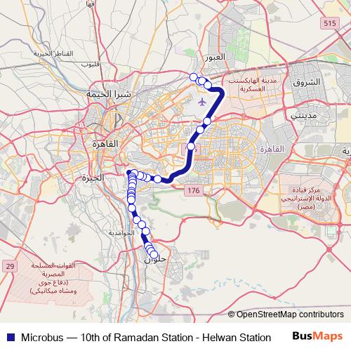 Microbus bus Line Map
