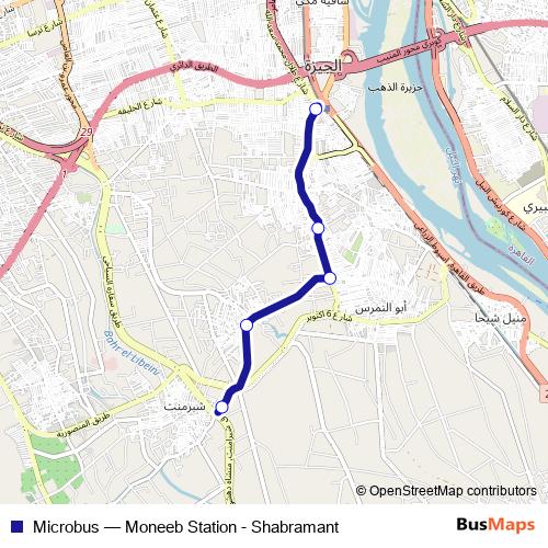 Microbus bus Line Map