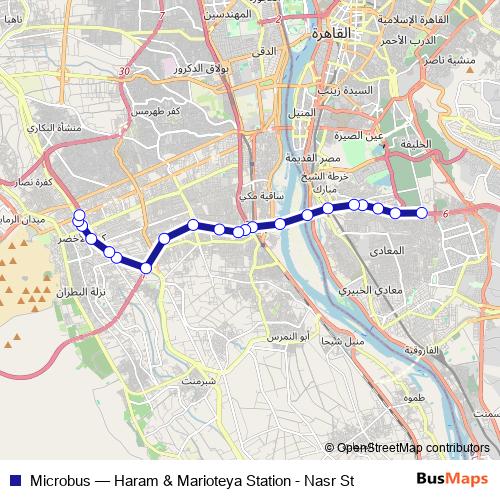 Microbus bus Line Map
