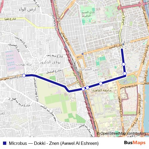 Microbus bus Line Map