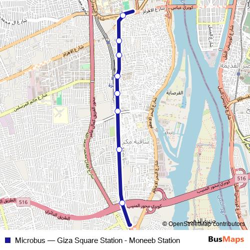 Microbus bus Line Map