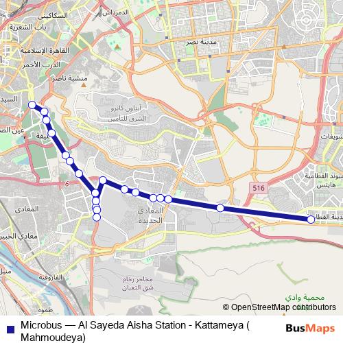 Microbus bus Line Map