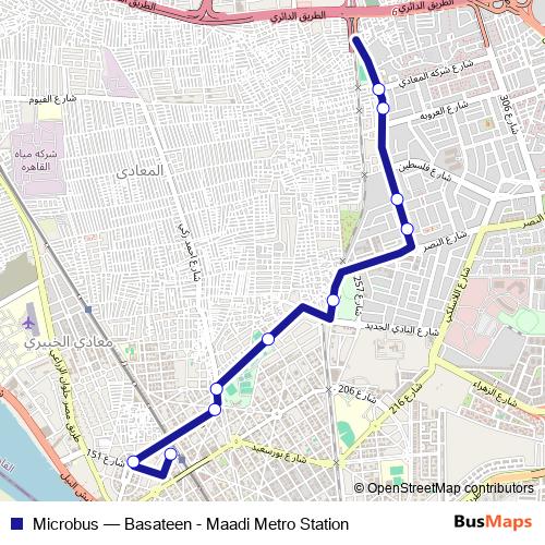 Microbus bus Line Map