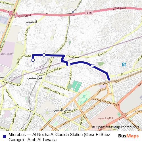 Microbus bus Line Map
