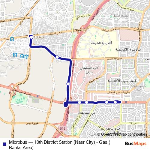 Microbus bus Line Map