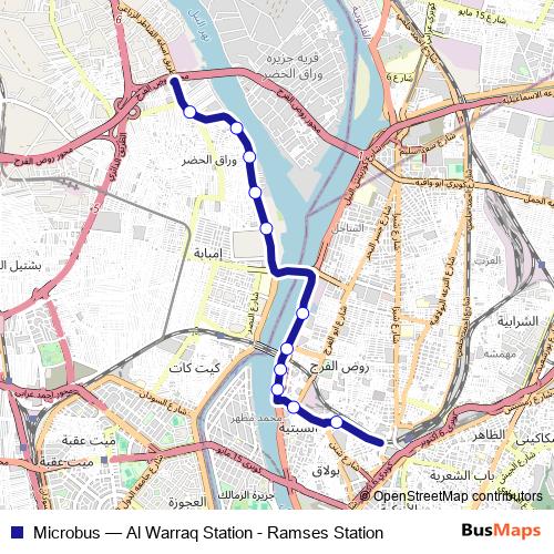 Microbus bus Line Map