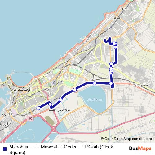 Microbus bus Line Map