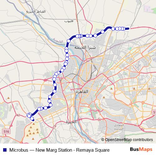 Microbus bus Line Map