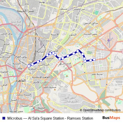 Microbus bus Line Map
