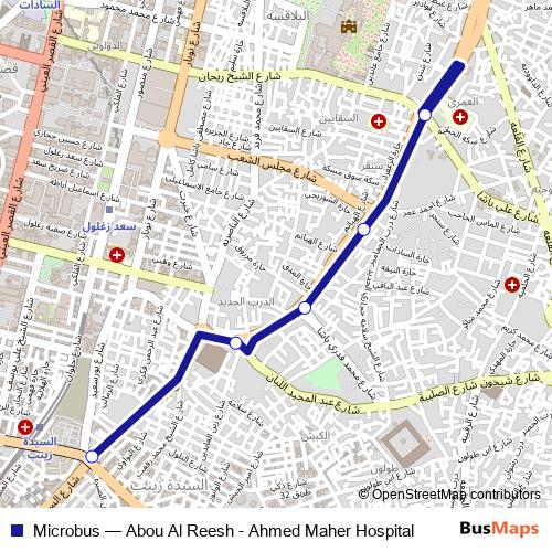 Microbus bus Line Map
