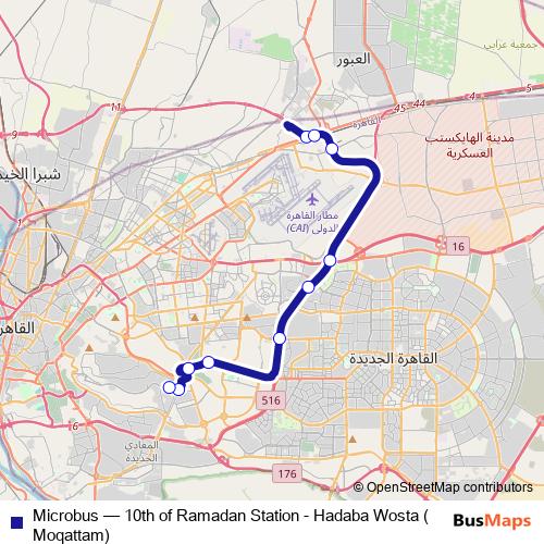 Microbus bus Line Map