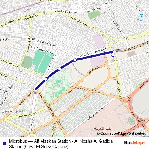 Microbus bus Line Map