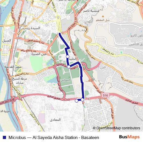 Microbus bus Line Map
