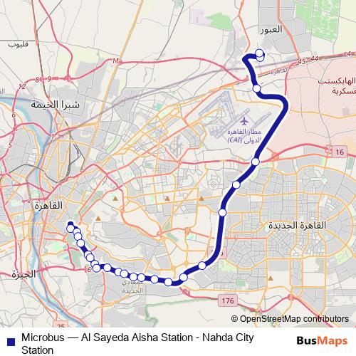 Microbus bus Line Map