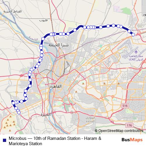 Microbus bus Line Map