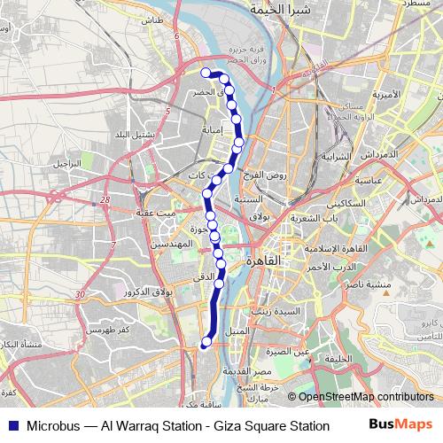 Microbus bus Line Map
